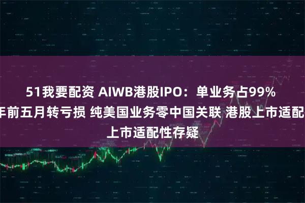 51我要配资 AIWB港股IPO:单业务占99% 2025年前五月转亏损 纯美国业务零中国关联 港股上市适配性存疑